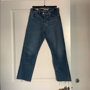 Wedgie Straight Leg Cropped Levi’s